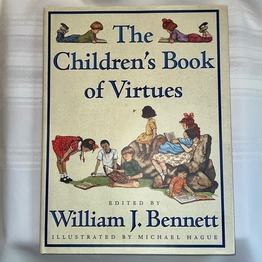 Children’s Book of Virtues w/ Dust Cover 1995 Like‎ New